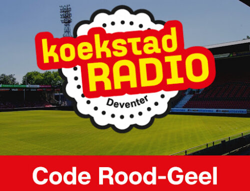 Vanavond is onze voorzitter te gast bij Code Rood Geel op Koekstad Radio